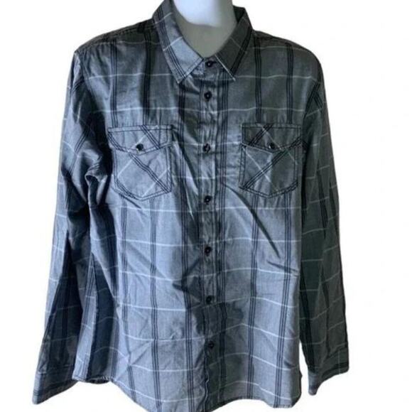 Eighty Eight Platinum Shirt Button Front Long Sleeves Men's Size XL Top - Picture 3 of 7